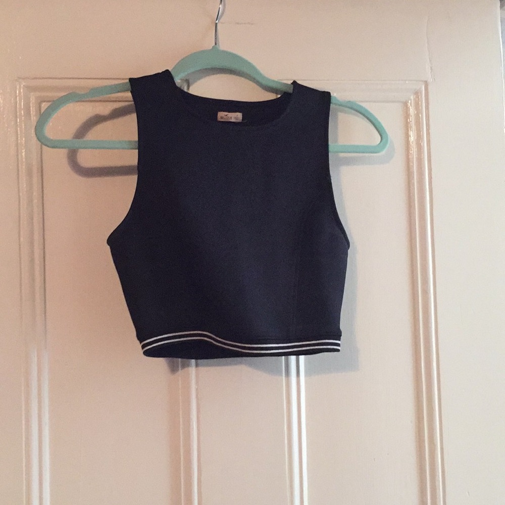 Black crop top